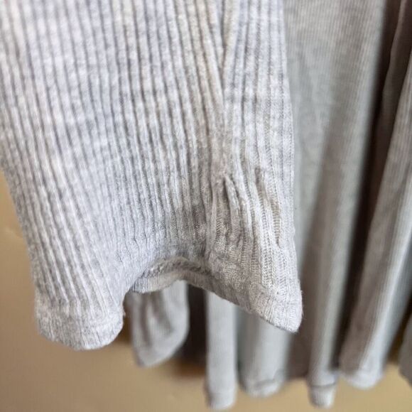 Spiritual Gangster Womens Duster Cardigan Thumbholes Grey Soft Flowy Size Small - Picture 5 of 7